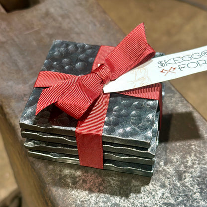 Set of 4 Coasters - Dot Texture