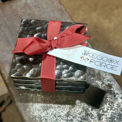 Set of 4 Coasters - Ripple Texture