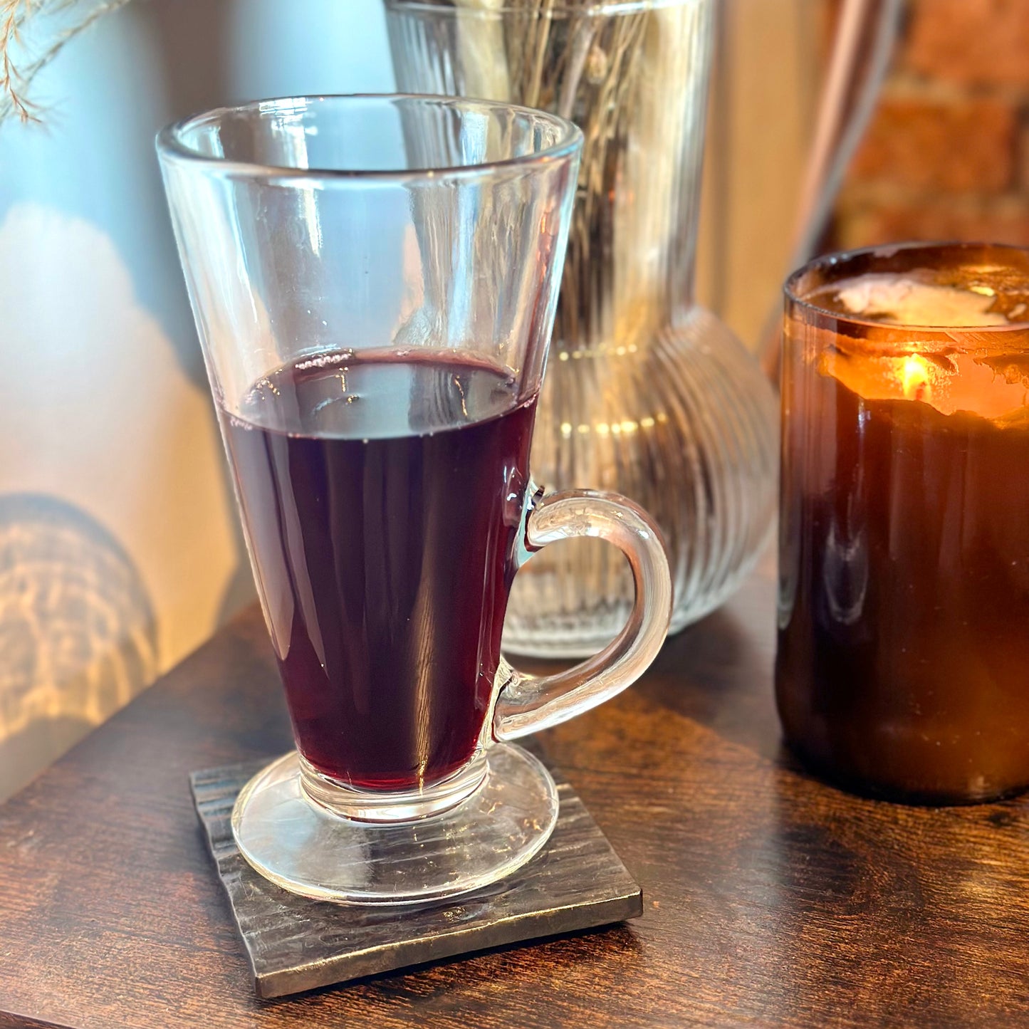 Set of 4 Coasters - Bark Texture