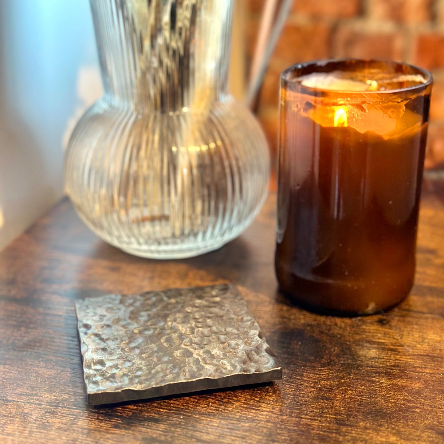 Set of 4 Coasters - Dot Texture